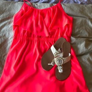 Spring break sale!  Cute neon sundress